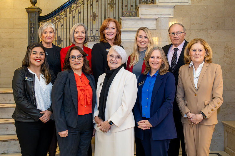 Colorado State Board of Education members pose for a photo.