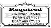 Required to obtain benefit. Form #STP-101. EDAC approved 02/04/2022 for 2022-2023.