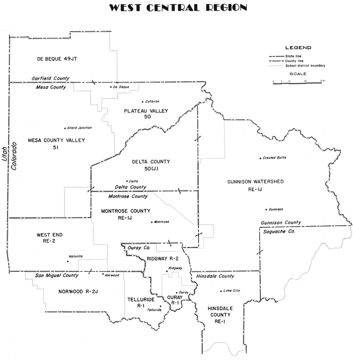 Region Map - West Central
