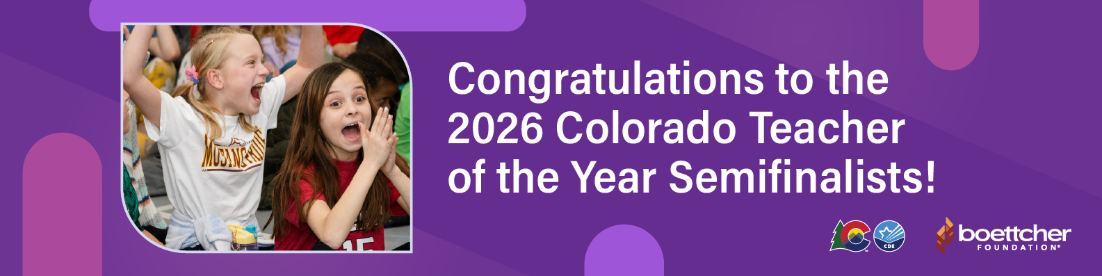 Congratulations to the 2026 Colorado Teacher of the Year Semifinalists!