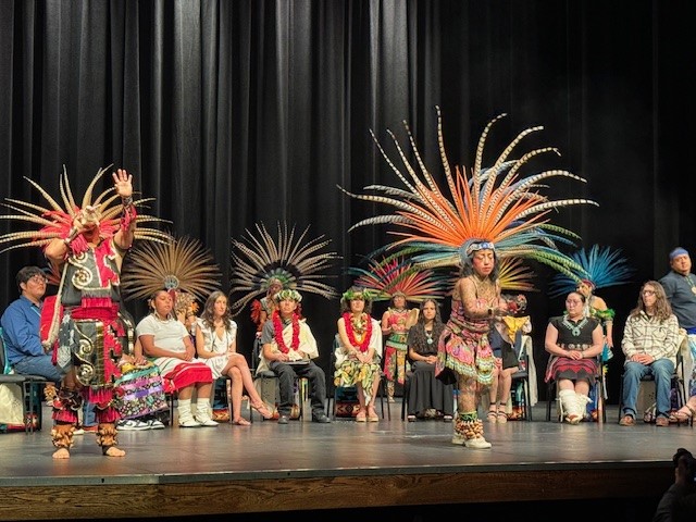 rom Cherry Creek School District's graduation ceremony (Dr. Aspen Rendon and Jeffrey Chavez are the Indian Education leads.