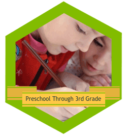 Preschool through third grade logo
