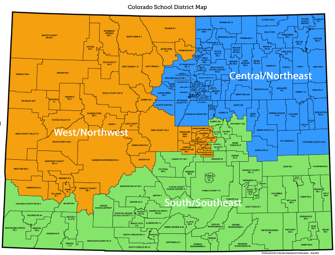 Educator Recruitment and Retention Regional Map 2024