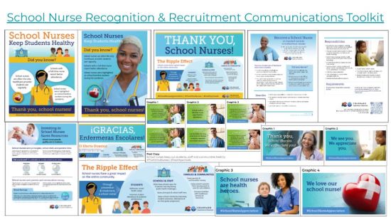 School Nurse Recognition and Recruitment Toolkit with graphics