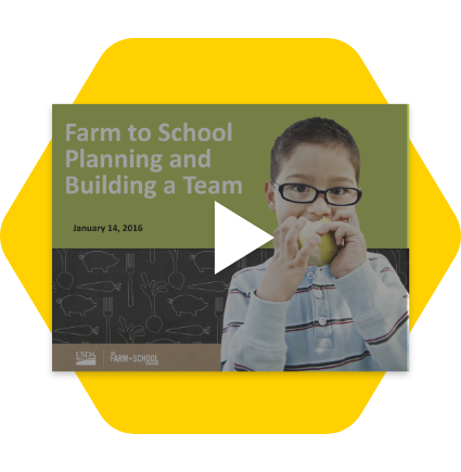 Farm to School Planning and Building a Team